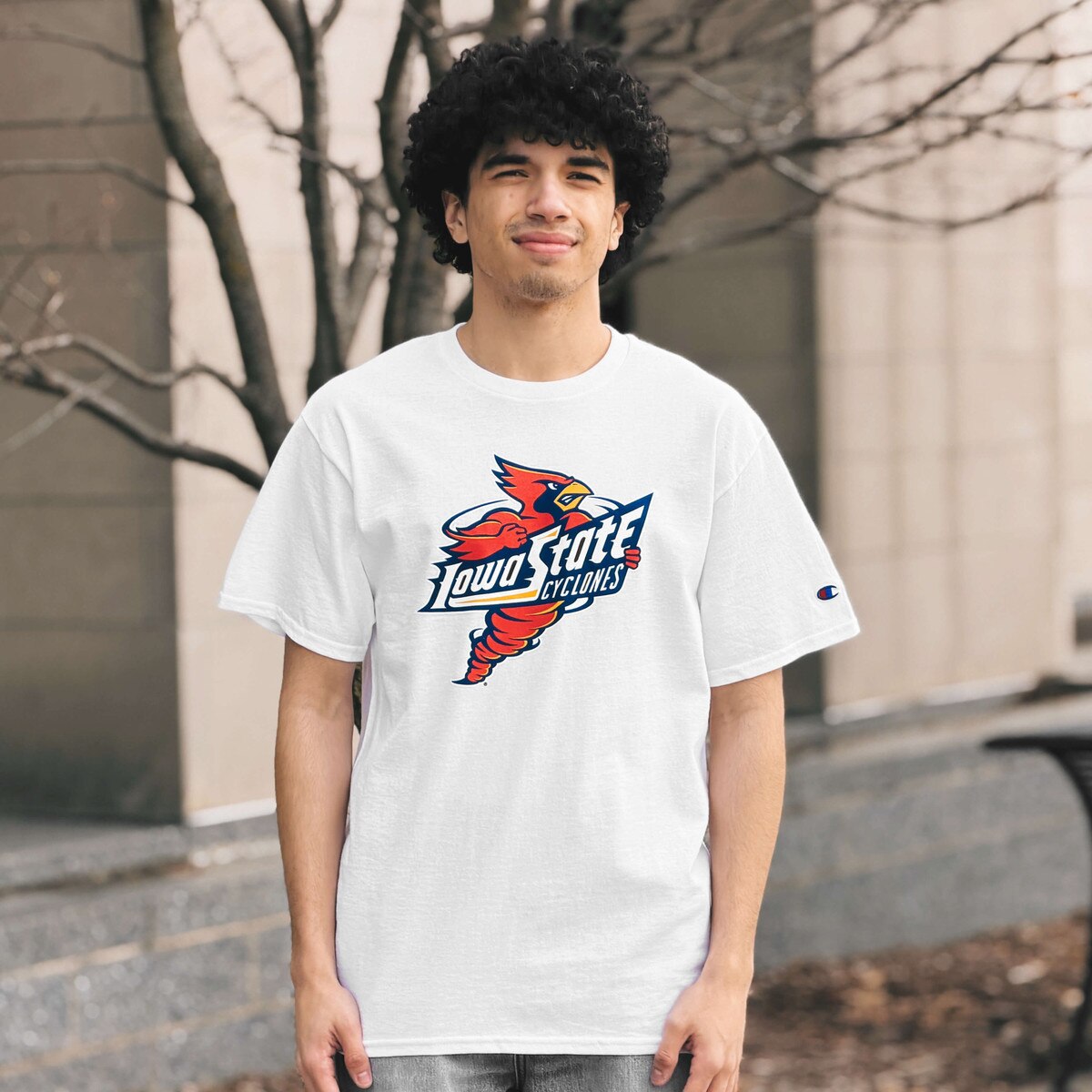 Champion® Spirit Collection Vintage Punching Cy White T-Shirt